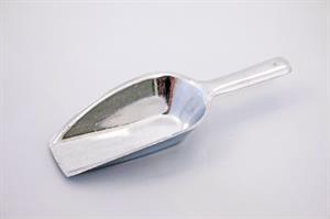 Metalskovl / lådskjed, 8,5 cm lång